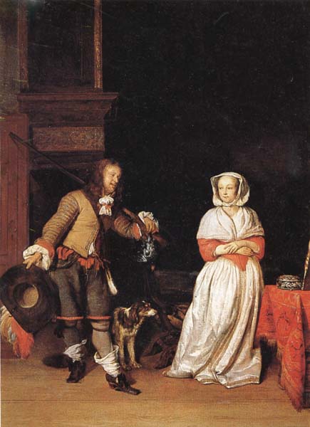 Gabriel Metsu A Lady and a Cavalier